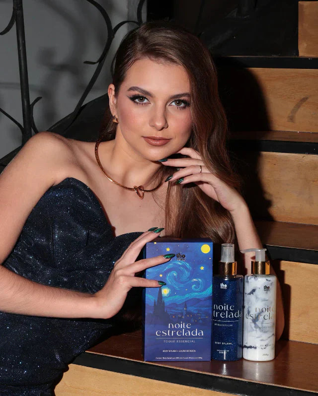 Oferta Kit Noite Estrelada: Body Splash + Loção Hidratante + Creme OFERTA ESPECIAL